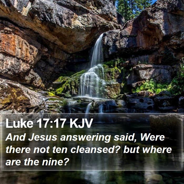 Luke 17:17 KJV Bible Study