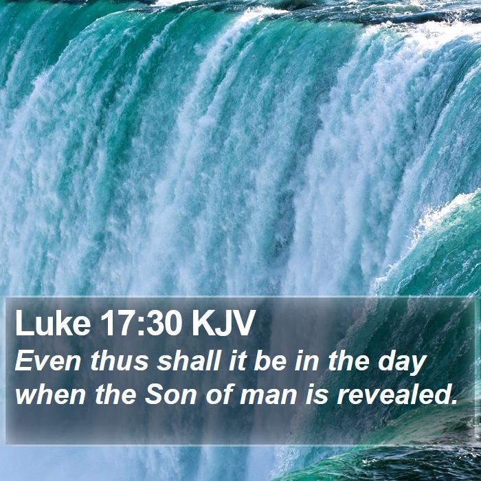 Luke 17:30 KJV Bible Study