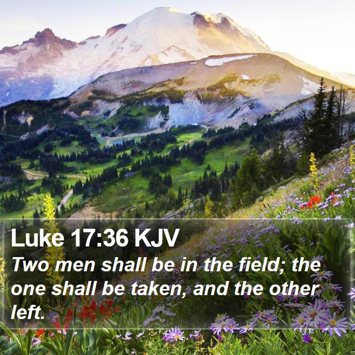 Luke 17:36 KJV Bible Study