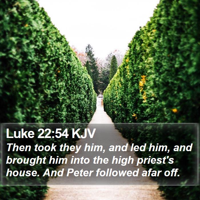 Luke 22:54 KJV Bible Study