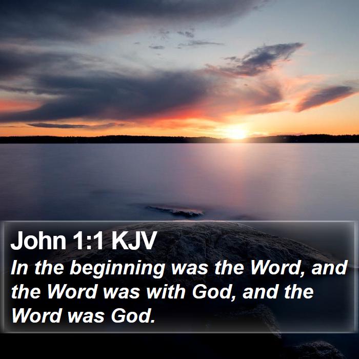 John 1:1 KJV Bible Study