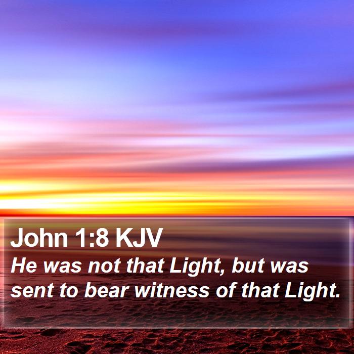 John 1:8 KJV Bible Study