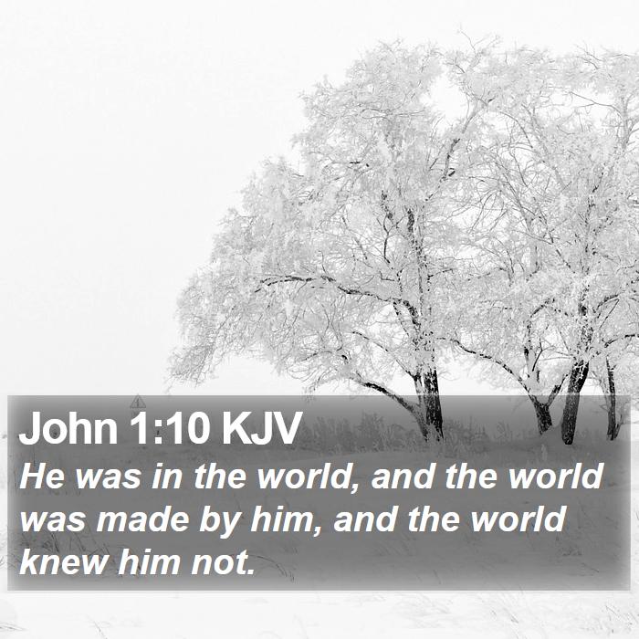 John 1:10 KJV Bible Study