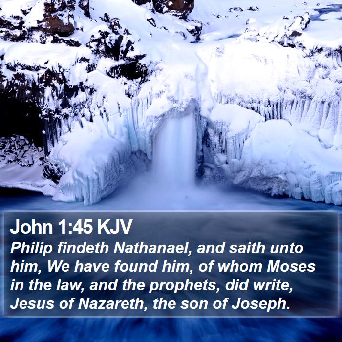 John 1:45 KJV Bible Study