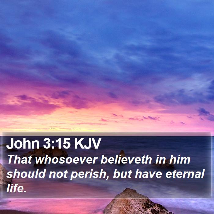 John 3:15 KJV Bible Study