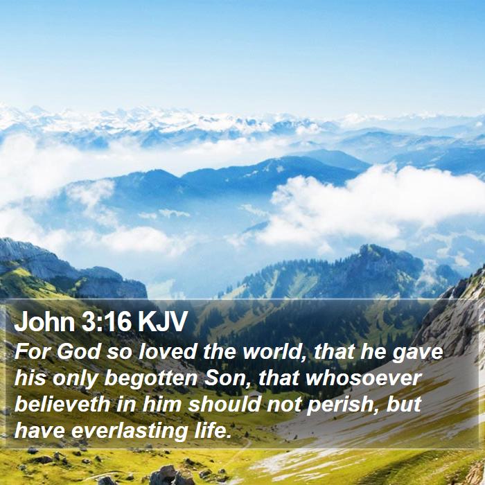 John 3:16 KJV Bible Study