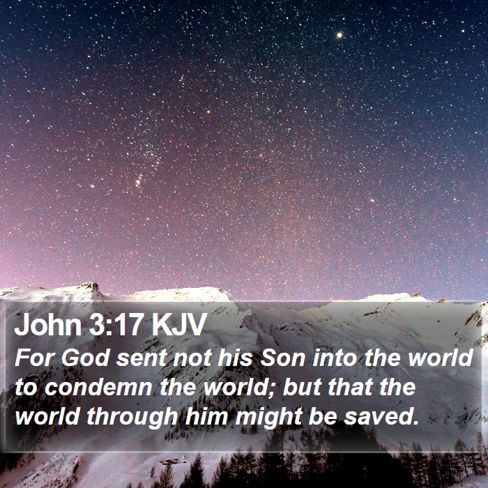 John 3:17 KJV Bible Study