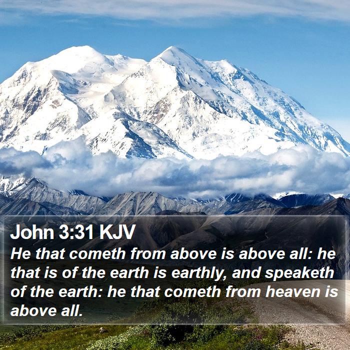 John 3:31 KJV Bible Study