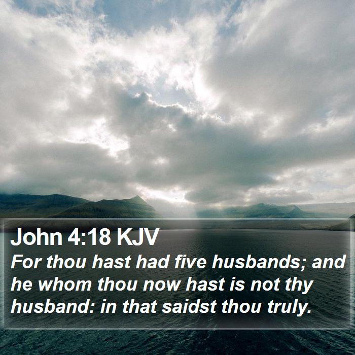 John 4:18 KJV Bible Study