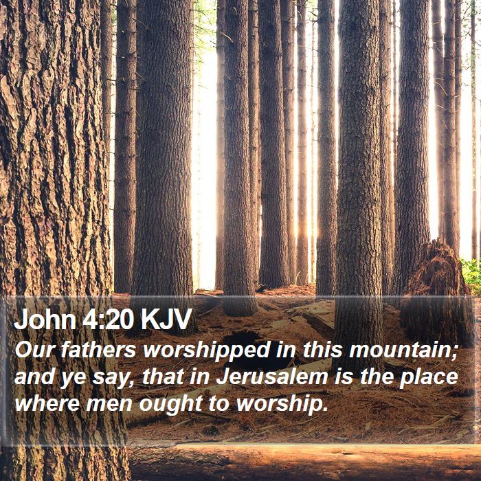 John 4:20 KJV Bible Study