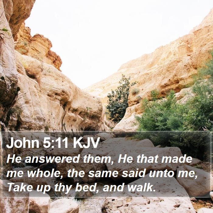 John 5:11 KJV Bible Study