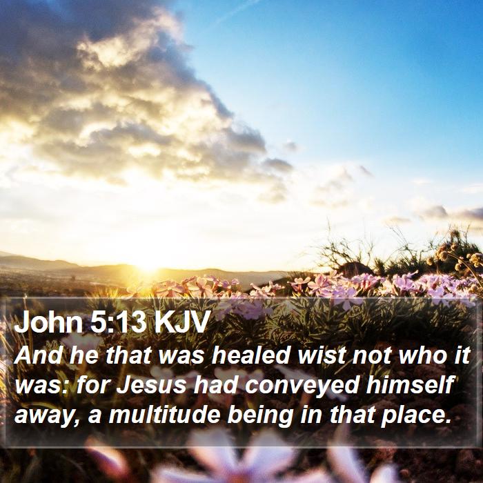 John 5:13 KJV Bible Study