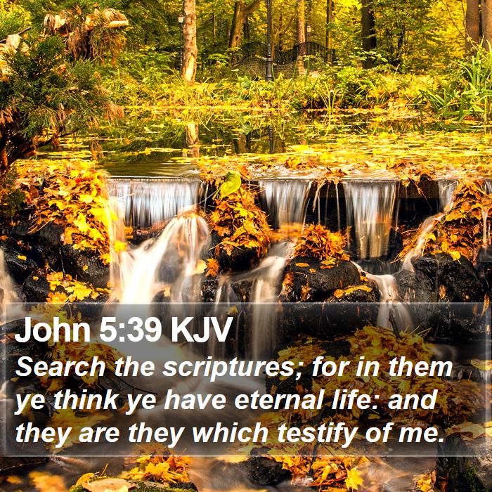 John 5:39 KJV Bible Study