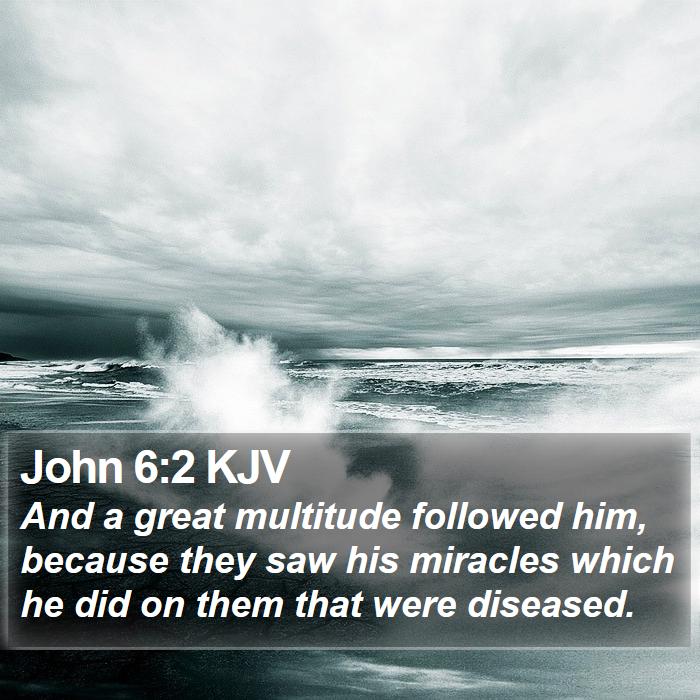 John 6:2 KJV Bible Study