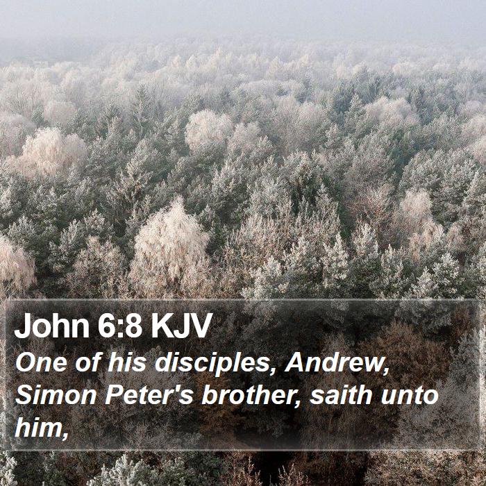 John 6:8 KJV Bible Study