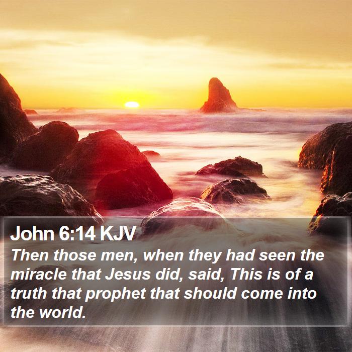 John 6:14 KJV Bible Study