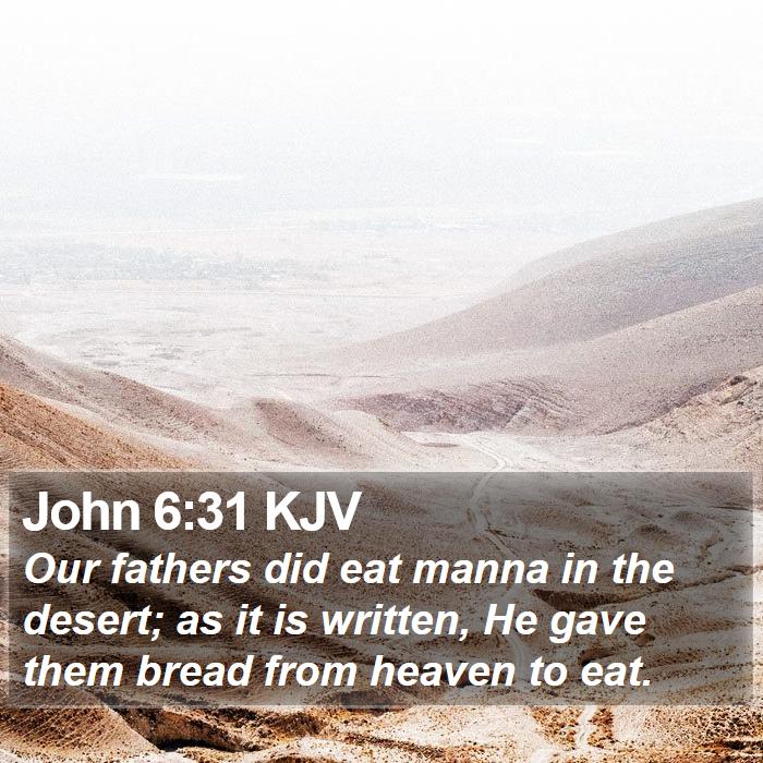 John 6:31 KJV Bible Study