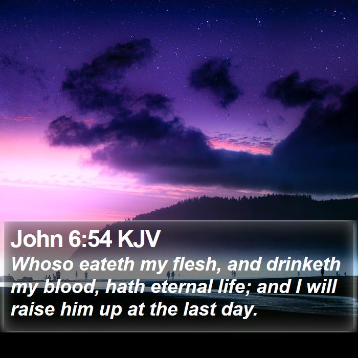 John 6:54 KJV Bible Study