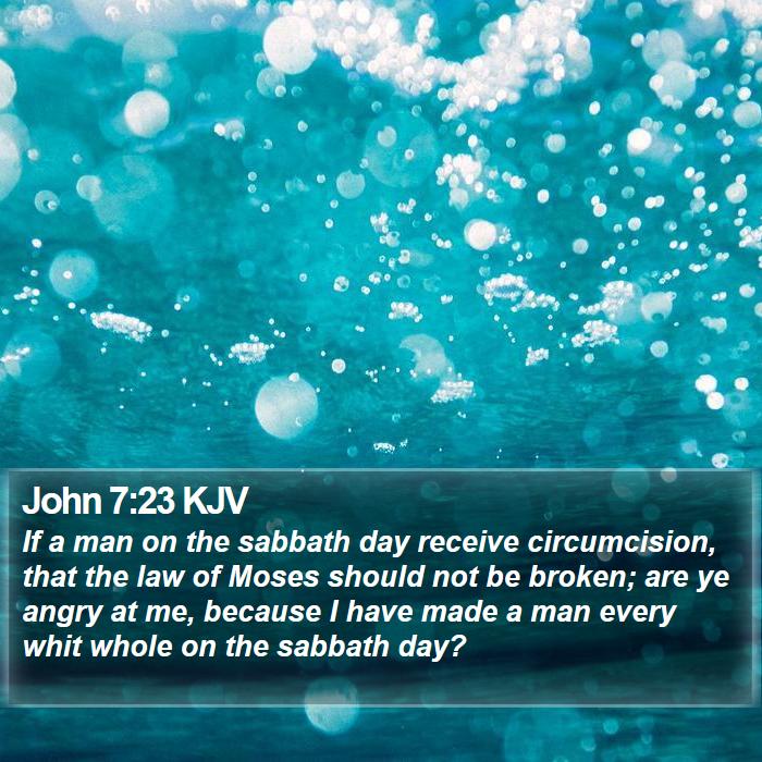 John 7:23 KJV Bible Study