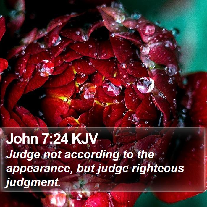 John 7:24 KJV Bible Study