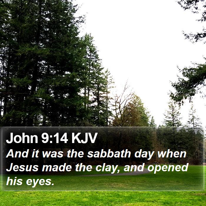 John 9:14 KJV Bible Study