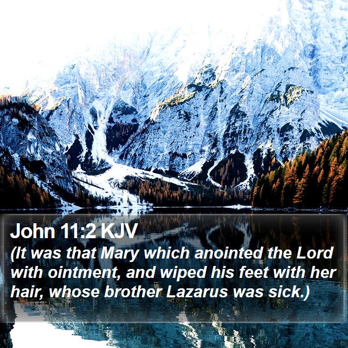 John 11:2 KJV Bible Study