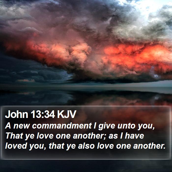 John 13:34 KJV Bible Study