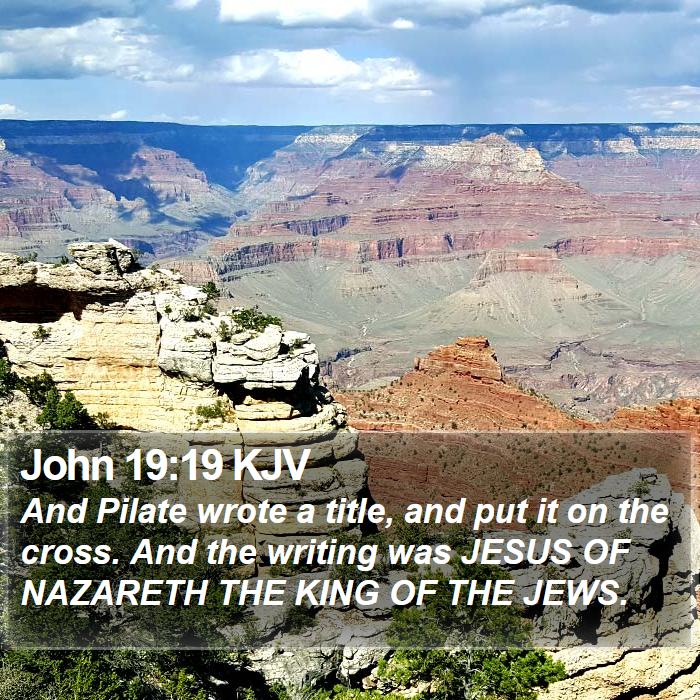 John 19:19 KJV Bible Study