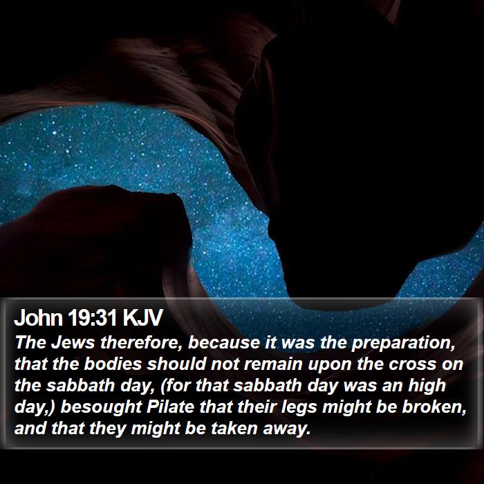 John 19:31 KJV Bible Study