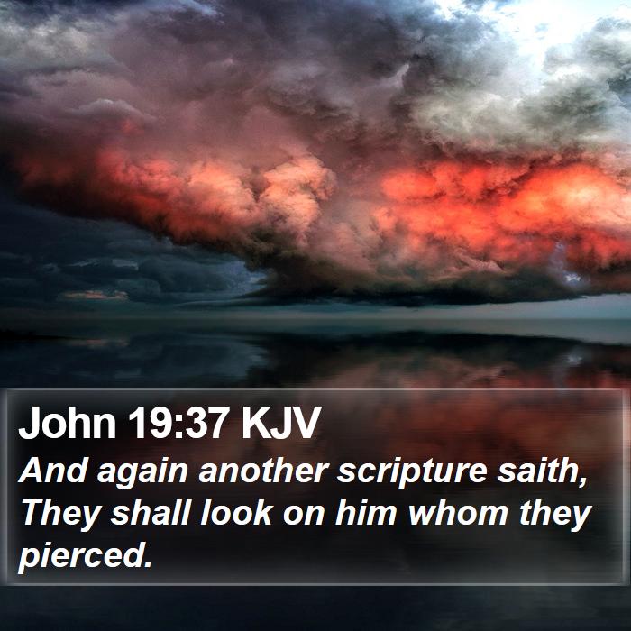 John 19:37 KJV Bible Study