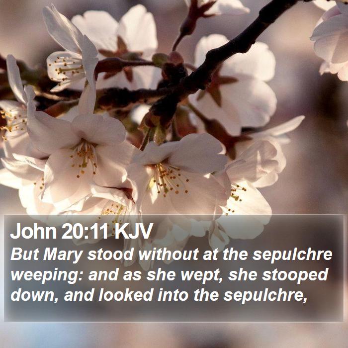 John 20:11 KJV Bible Study