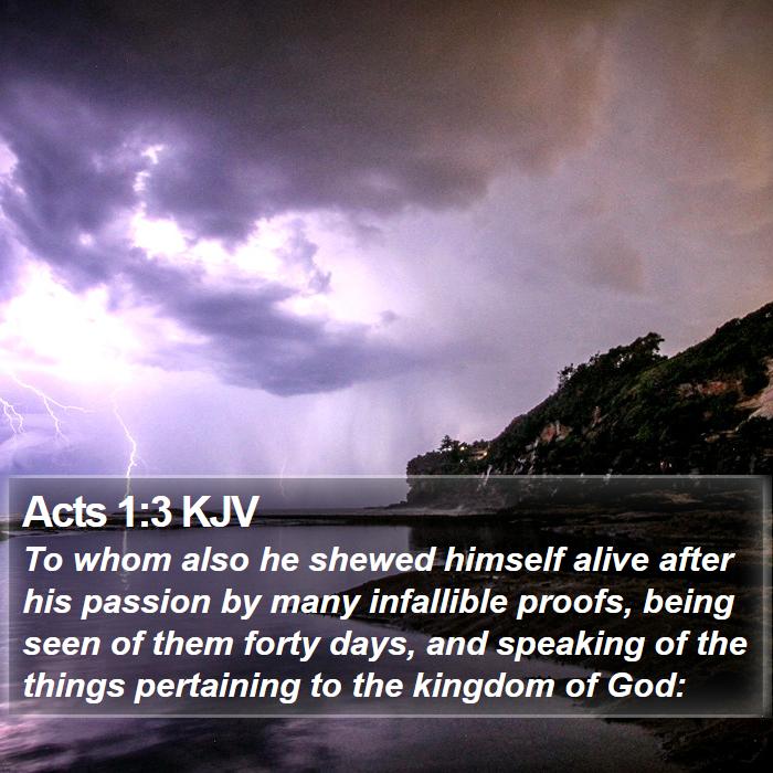 Acts 1:3 KJV Bible Study