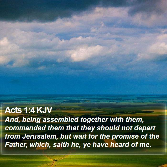 Acts 1:4 KJV Bible Study