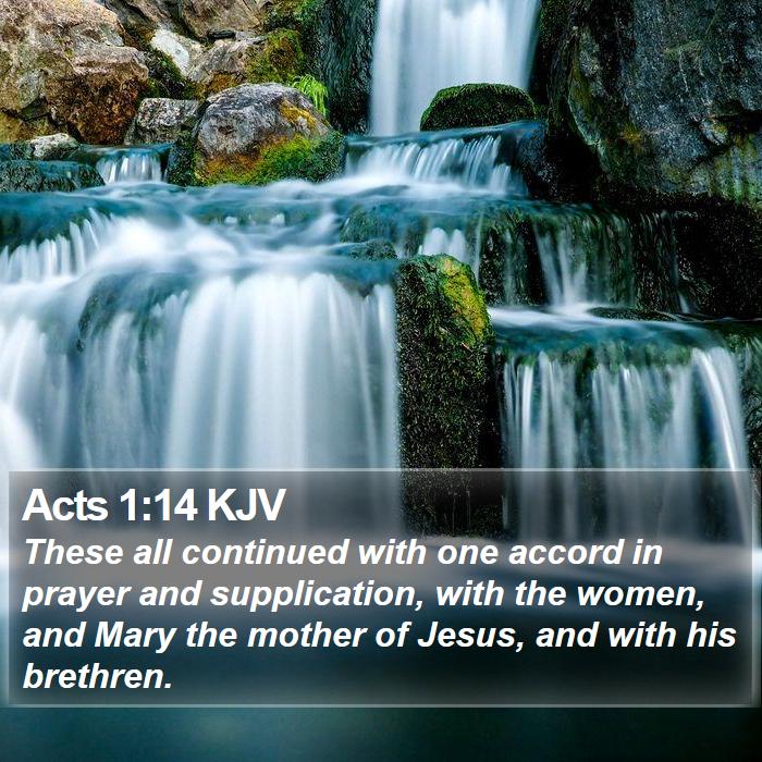 Acts 1:14 KJV Bible Study