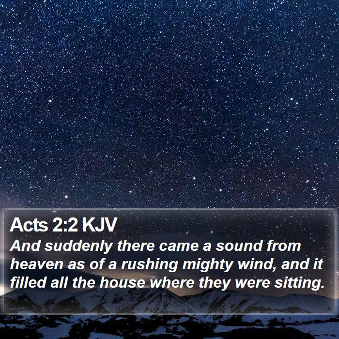 Acts 2:2 KJV Bible Study