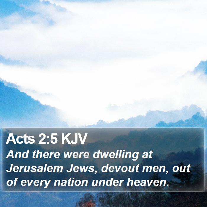 Acts 2:5 KJV Bible Study