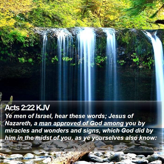 Acts 2:22 KJV Bible Study