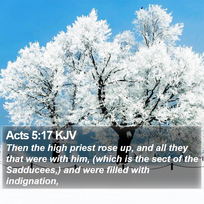 Acts 5:17 KJV Bible Study