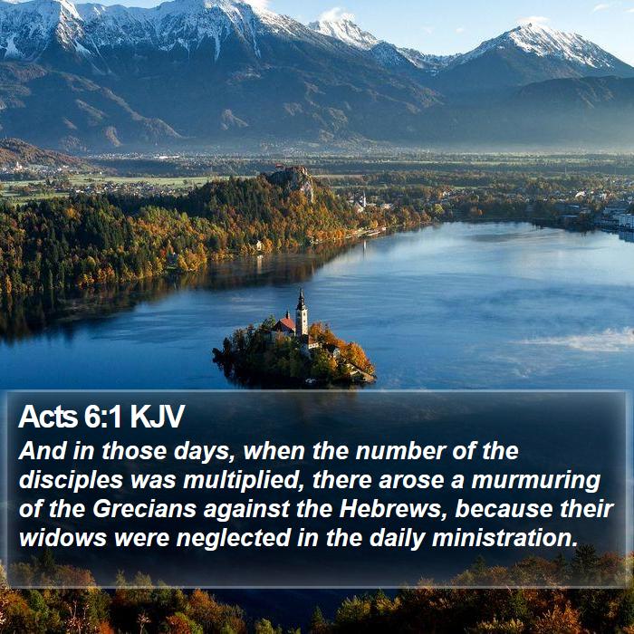 Acts 6:1 KJV Bible Study