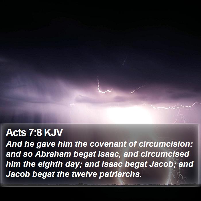 Acts 7:8 KJV Bible Study