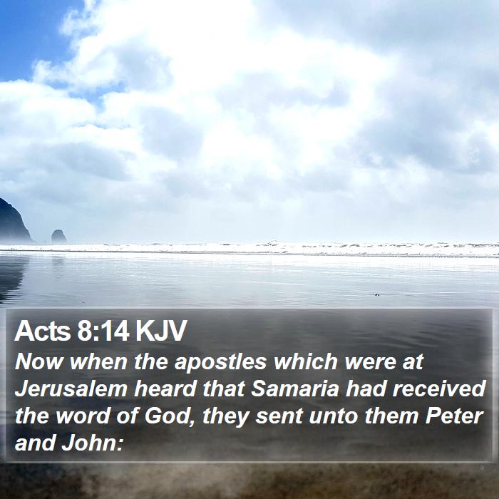 Acts 8:14 KJV Bible Study