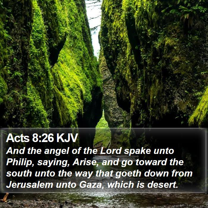 Acts 8:26 KJV Bible Study