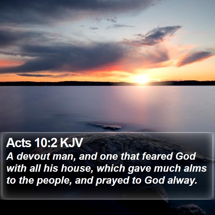 Acts 10:2 KJV Bible Study