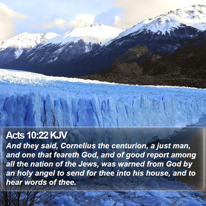 Acts 10:22 KJV Bible Study