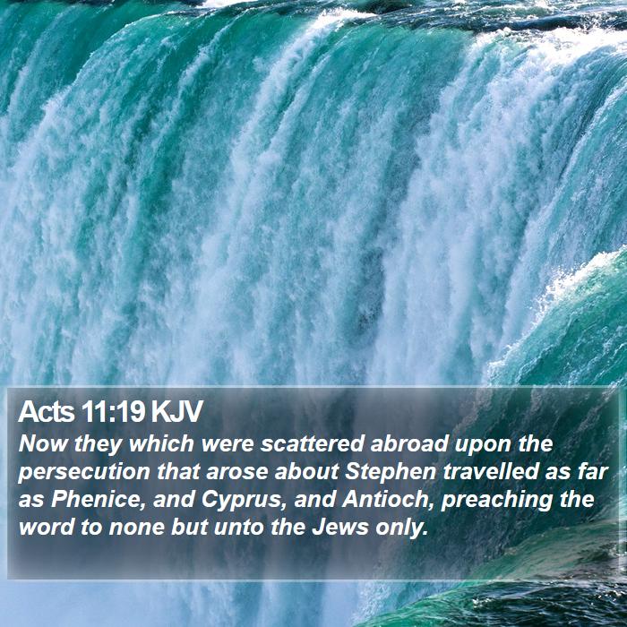 Acts 11:19 KJV Bible Study