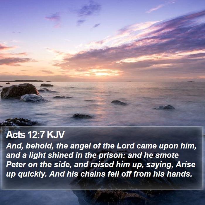 Acts 12:7 KJV Bible Study