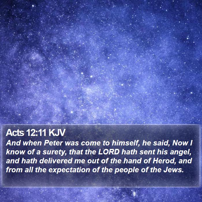 Acts 12:11 KJV Bible Study