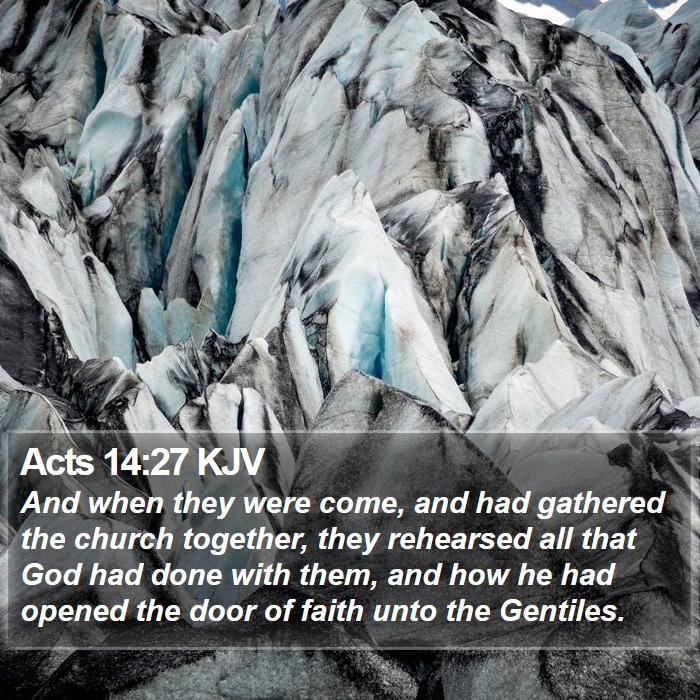 Acts 14:27 KJV Bible Study