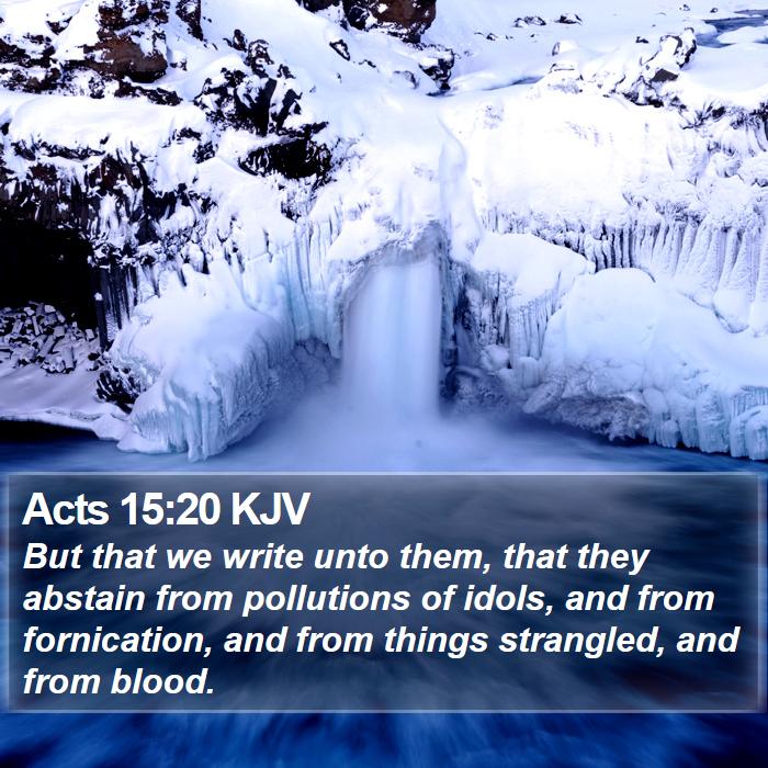 Acts 15:20 KJV Bible Study