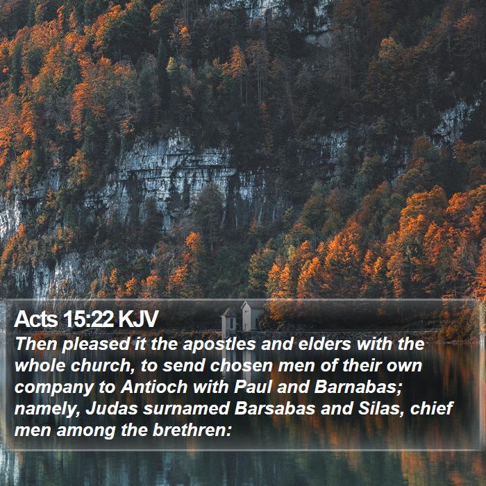 Acts 15:22 KJV Bible Study